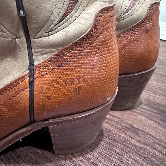 Vintage Frye Cowboy Boots Women's size 6.5B - Picture 3 of 13